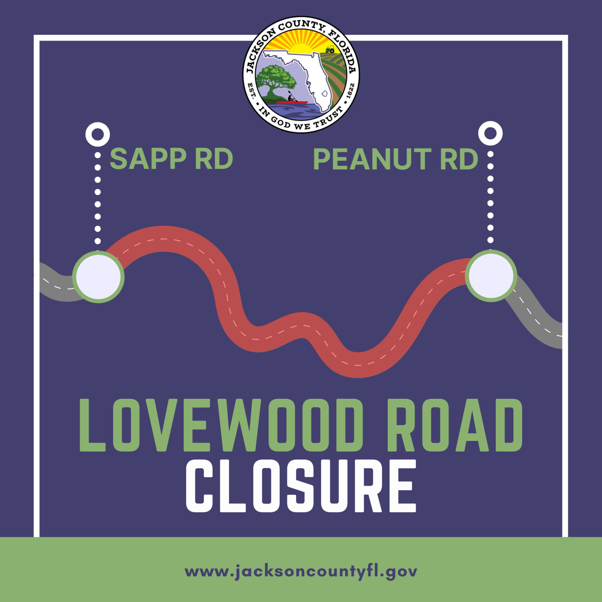 ROAD CLOSURE NOTICE Jackson County, Florida