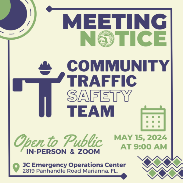 Picture indicating Meeting Notice of the Community Traffic Safety Team