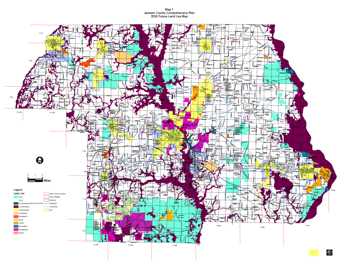 Jackson County Future Land Use Map